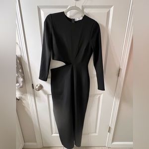 Never worn Zara Black cut-out dress.